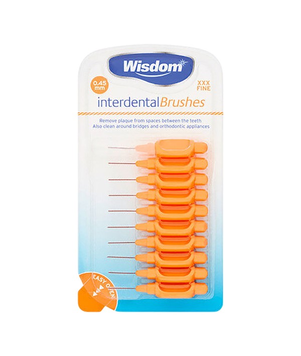 Wisdom Interdental Brushes Orange