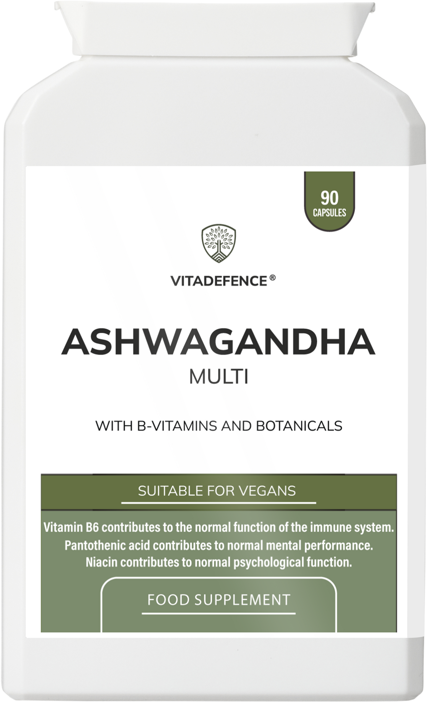 Ashwagandha Capsules — 90 Vegan Capsules