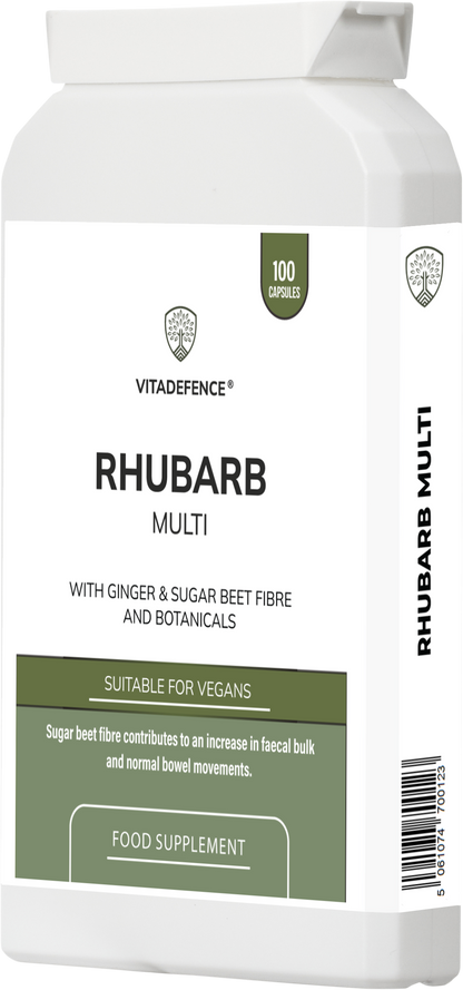 Rhubarb Multi | With Burdock, Clove & Botanicals – 100 Capsules