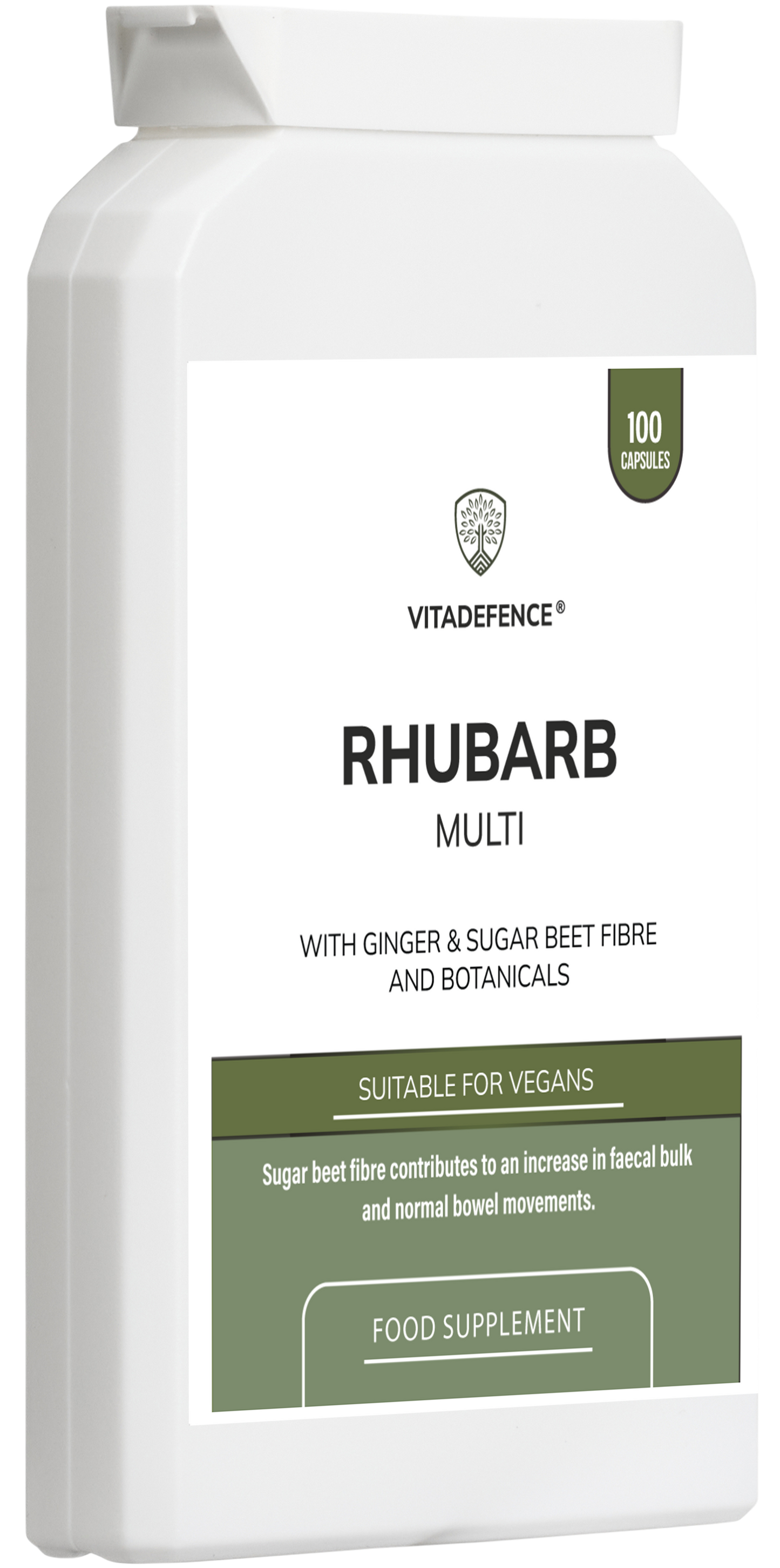 Rhubarb Multi | With Burdock, Clove & Botanicals – 100 Capsules