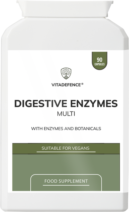 Digestive Enzyme Multi | With Turmeric, Apple Cider Vinegar & Enzyme Blend – 90 Capsules