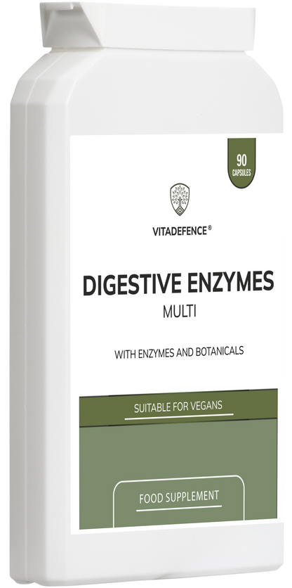 Digestive Enzyme Multi | With Turmeric, Apple Cider Vinegar & Enzyme Blend – 90 Capsules