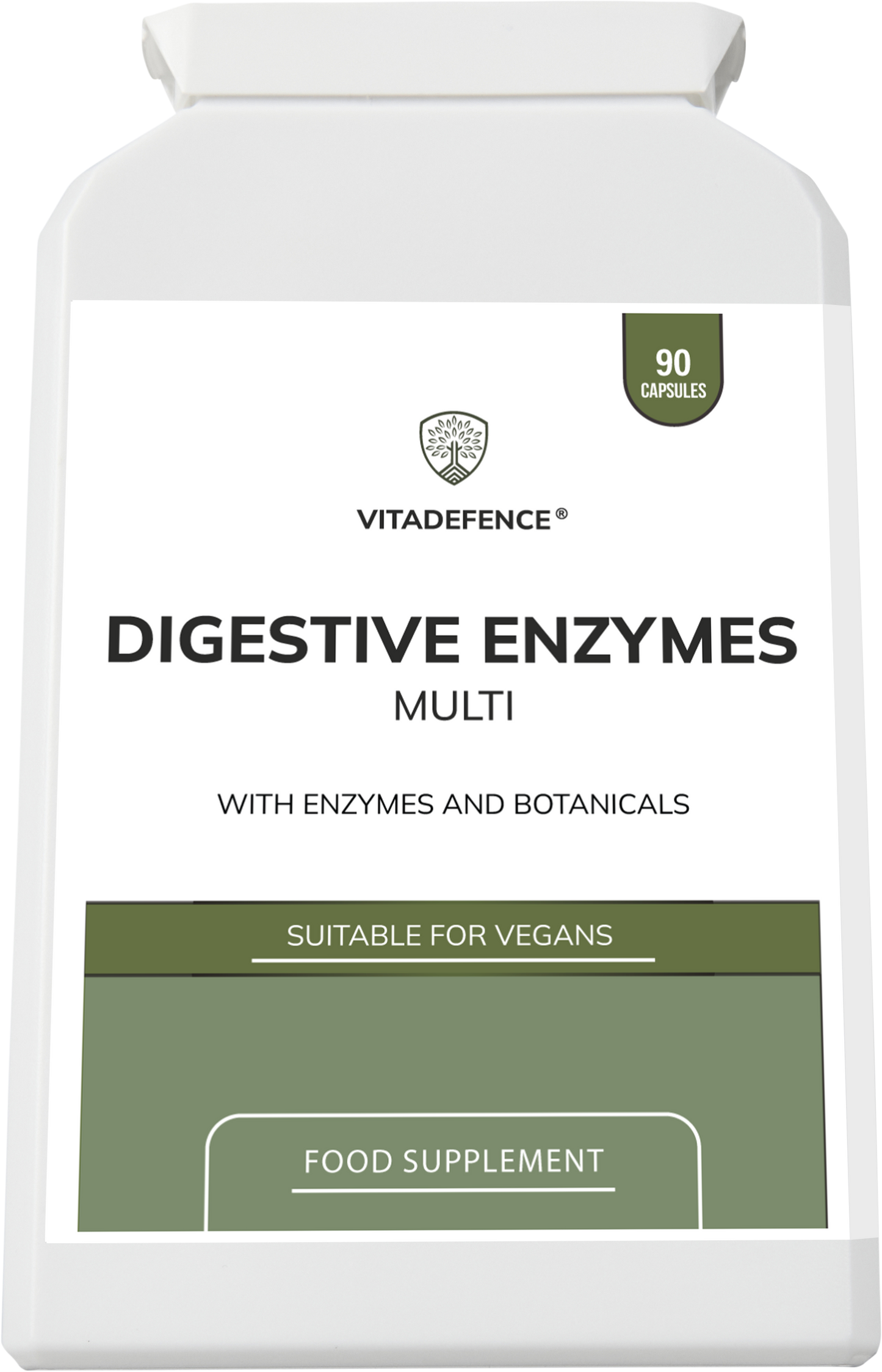 Digestive Enzyme Multi | With Turmeric, Apple Cider Vinegar & Enzyme Blend – 90 Capsules