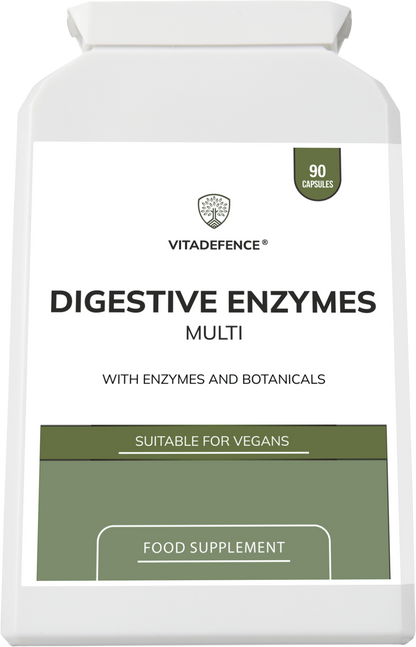 Digestive Enzyme Multi | With Turmeric, Apple Cider Vinegar & Enzyme Blend – 90 Capsules