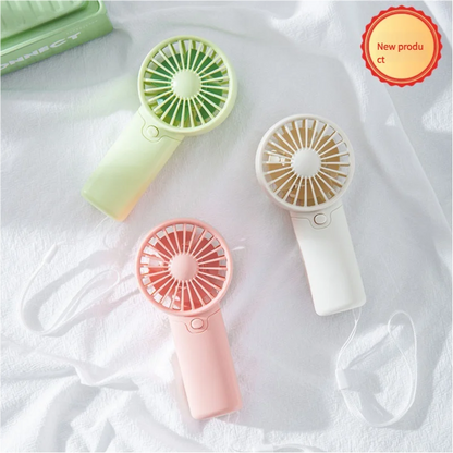 MEET SUN Portable Fan Convenient Creative Small Fan Pocket Hand-held Fan Lightweight AAA Battery Handheld Mini Fan Air Coolers